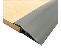 Rampes de seuil en PVC,Barre de Seuil,Réducteurs de Seuil,Bandes de Transition au Sol Autocollantes,Profil de Compensation de Réglage en Hauteur Rattrapage Niveau,Rail de Transition,100cm×2cm