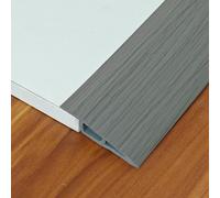 Rampes de seuil en PVC,Barre de Seuil,Réducteurs de Seuil,Bandes de Transition au Sol Autocollantes,Profil de Compensation de Réglage en Hauteur Rattrapage Niveau,Rail de Transition,100cm×2cm