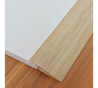 Rampes de seuil en PVC,Barre de Seuil,Réducteurs de Seuil,Bandes de Transition au Sol Autocollantes,Profil de Compensation de Réglage en Hauteur Rattrapage Niveau,Rail de Transition,200cm×1.5cm