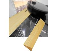 Rampes de seuil for portes Rampe de transition en bois for fauteuil roulant Rampe de transition for marches de maison Entrée de porte d'entrée intérieure(50x15x3cm/20x5.9x1.2in)