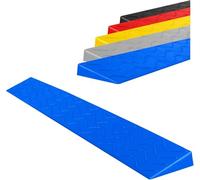 Rampes De Seuil Intérieures Pour Portes Rampe De Trottoir Rampe De Fauteuil Roulant Portable Tapis De Marche 1-10cm Canal De Montée 100cm / 39.4 "seuil Antidérapant, Blue, 100x10x3cm(39.4x3.9x1.2inch)
