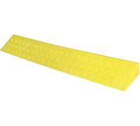 Rampes De Seuil Portables, 3-9 Cm De Haut, Rampes De Trottoir Intérieures, Rampe De Trottoir Antidérapante pour Robot De Balayage De Scooter en Fauteuil Roulan, Yellow, 100x14x6cm/39x5.5x2.4in