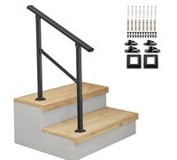 Rampes de sol pour marches intérieures et extérieures, réglables de 1 à 3 marches avec kit d'installation, pour jardin, couloir, loft, terrasse(Height 85cm,150cm/59inch)