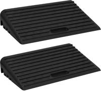 Rampes de trottoir 2 pcs. 50x30x11 cm caoutchouc
