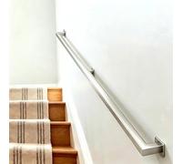 Rampes D'escalier En Acier Inoxydable 30-600 CM, Rampes Murales De Sécurité, Rampe Pour Escalier, Rampe De Terrasse De Loft, Kit De Barre D'appui(3.9m)