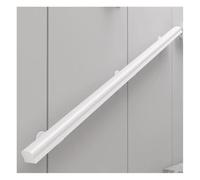 Rampes D'escalier en Bois, Rampes D'escalier Antidérapantes, Barres D'appui Murales pour Personnes Âgées, pour Jardins, Couloirs, Greniers, Garde-Corps, Terrasses(Blanc,120cm/47.2")