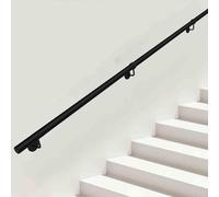 Rampes d'escalier en tube pour escaliers intérieurs, rampe d'escalier en métal de 30 à 600cm, main courante murale pour escaliers extérieurs et intérieurs, décoration d'intérieur moderne(120cm)