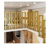 Rampes D'escalier Intérieures, Rampes Modernes en U pour Marches Extérieures, Rampe D'escalier Industrielle en Fer Forgé, pour Véranda, Jardin, Loft, Couloir, 1 Pièce(Gold,95cm(37.4"))
