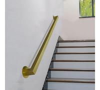 Rampes d'escalier pour marches extérieures ou escalier intérieur, rampes murales avec Supports métalliques en Fer forgé, Longueur 60 cm, 100 cm, 120 cm, 150 cm, 180 cm, 200 cm(180cm)