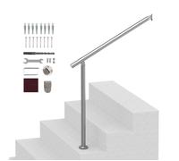 Rampes pour Marches Extérieures - VEVOR - BX-80 - 800×80×923 mm - Inox - Angle réglable 0°-60°