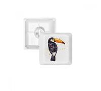 Ramphastos Toco Bird Tropical PBT Clavier Mécanique Blanc OEM Sans Marquage R2 multicolore