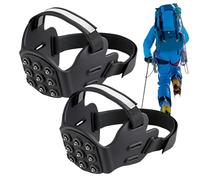 Ramponi da Neve - 1 Paio avec strisce Riflettenti | Ganasce antivolo hivernal per Stivali | Uomo Donna Running Outdoor Pendolarismo Shopping Avventura