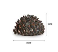 RamPro Hide-a-Spare-Key Fake Rock Looks and Feels Like Real Stone Coffre-fort Boîte cachée pour jardin extérieur ou géocaching de cour - Type Pine nuts