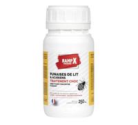 RAMPX - Spécial Anti-Punaises de lit - X2208 - Formule choc & longue durée - Flacon concentré 250ml