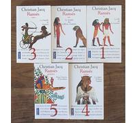 RAMSÈS EN 5 TOMES COMPLET : 1 Le Fils de la lumière - 2 Le Temple des millions d'années - 3 La Bataille de Kadesh - 4 La Dame d'Abou Simbel - 5 Sous l'acacia d'Occident