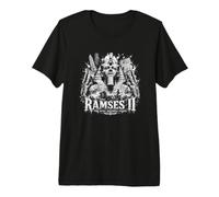 Ramsès II Le Roi Devient Pierre Egypte Pharaon T-Shirt Haut de Gamme