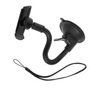Ramtech Support à ventouse pour pare-brise de voiture avec bras flexible et dragonne en bonus, compatible avec GPS portable Garmin Alpha 100 200i/T 200i/TT | Astro 320 430 900, WMFH