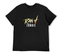 Ran-D Zombie T-Shirt T Shirts Boys White T Shirts Tops Short Sleeve Tee Men Black XXL