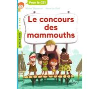 RAN ET LES MAMMOUTHS , Tome 03 Le concours des mammouths (Ran#3) (reprise prime) - Michel Piquemal - Milan Eds - Poche - Roman cadet