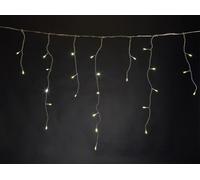 Rana LED - 2 x 1,3 m - 150 LED - Jaune chaud - câble transparent - 24 V