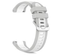 RanBluu 20 mm Bracelet pour Garmin Forerunner 165/Forerunner 165 Music/Vivoactive 5, Silicone Bande, Bracelets de Sports Remplacement pour Garmin Venu Sq 2/Sq 2 Music/Venu 2 Plus, Blanc