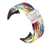 RanBluu Bracelet en Nylon de Google Pixel Watch 4 45mm /Google Pixel Watch 3 45 m, Bande de Sports Remplacement, Bracelet de Tressé Réglable pour Hommes et Femmes,Arc-en-ciel