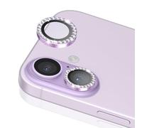RanBluu Protecteur d'Objectif de Caméra pour iPhone 17, Verre Trempé 9H, Anti-Rayures, Compatible Coque, Protection Ultra Résistant Film, Violet