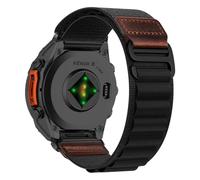 RanBluu QuickFit 22 mm Nylon Bracelet pour Garmin Fenix 8 Pro 47mm/Quatix 8/Forerunner 970/Tactix 8/Descent G2/fēnix 8, Sangle de sportif Bande de Remplacement pour Garmin Epix 2, Noir