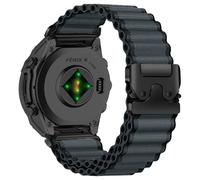 RanBluu QuickFit 26 mm Nylon Bracelet pour Garmin Tactix 8 51mm/fēnix 8 51mm/Enduro 3/Fenix 7X/7X Pro/7X Pro Solar/6X/5X, Bande de Sports, Bande de Remplacement pour Garmin Descent Mk3i, Noir