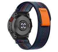 RanBluu QuickFit 26 mm Nylon Bracelets pour Garmin Tactix 8 51mm/fēnix 8 51 mm/Enduro 3/Fenix 7X/7X Pro/6X/6X Pro/5X, Sport Bracelet, Bande de Remplacement pour Garmin Descent Mk3i, Bleu