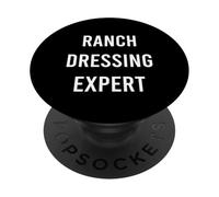 Ranch Dressing Expert Malbouffe Sauce Drôle PopSockets PopGrip Adhésif
