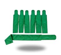 Ranch Hand - Ensemble de 7 sacs de protection en lycra pour crinière et queue de cheval, comprend 6 sacs pour crinière et 1 sac de queue - Protection en Lycra extensible durable (vert)