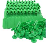 Ranch Lot de 100 étiquettes de suivi transparentes pour moutons, cochons, ânes, faciles à installer