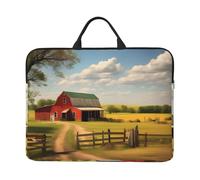 Ranch View Sac pour ordinateur portable 14" avec doublure antichoc et design portable, adapté pour un usage professionnel et quotidien.