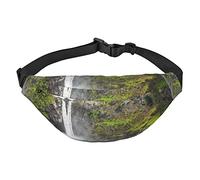 Ranch Waterfall Rocks Trees Fanny Pack pour Femmes Hommes Taille Sac Ceinture Réglable Casual Poitrine Sac Banane Sacs pour Voyage Randonnée Taille Packs