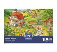 RanchesPuzzle The Art of Colour: We are Better at Home - Rural Scenery 1000 Pieces, Full Colour Series, Perfectly Matching Pieces, for Adults and Children from 12 Years 38x26cm/1000pcs
