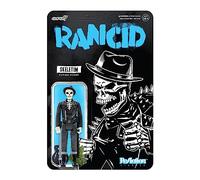 Rancid Super7 Skeletim Figurine d'action avec chapeau, 9,5 cm, collection musique et jouet rétro