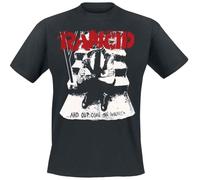 Rancid Wolves Homme T-Shirt Manches Courtes Noir L 100% Coton Regular/Coupe Standard