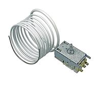 Ranco K57-L5818 Thermostat Temperaturregler 3x4,8mm AMP Kapillarrohr 2220mm Kühlschrank passend wie Liebherr 6151150 6151032 Miele 4501620 4501621 4501622 4501623 Neckermann Quelle 00820860