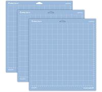 RANCOVY Tapis de découpe pour Cricut Maker 3/Maker/Explore 3/Air 2/Air/One léger Grip pour tapis de découpe adhésif Cricut 30,5 x 30,5 cm Lot de 3 - Bleu