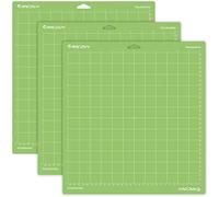 RANCOVY Tapis de découpe pour Cricut Maker 3/Maker/Explore 3/Air 2/Air/One Standard Grip pour tapis de découpe adhésif Cricut 30,5 x 30,5 cm Lot de 3 - Vert