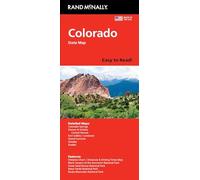 Rand McNally Carte de l'état du Colorado facile à lire