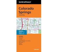 Rand McNally Carte pliée : carte de rue Colorado Springs