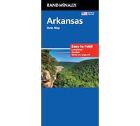 Rand McNally Easy to Fold: Arkansas State Laminated Map