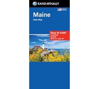 Rand McNally Easy to Fold: Maine State Laminated Map