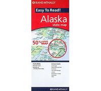 Rand Mcnally Easy to Read Alaska State Map
