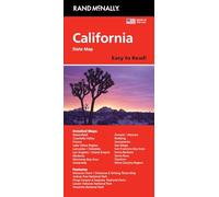 Rand McNally Easy to Read: California State Map