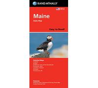 Rand McNally Easy to Read Folded Map: Maine State Map