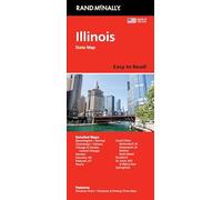 Rand McNally Easy to Read: Illinois State Map