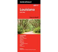 Rand McNally Easy to Read: Louisiana State Map